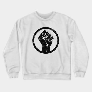 BLACK POWER RAISED FIST Crewneck Sweatshirt